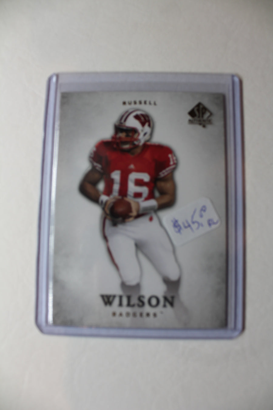 Russell Wilson 2012 SP Authentic Rookie Year Card