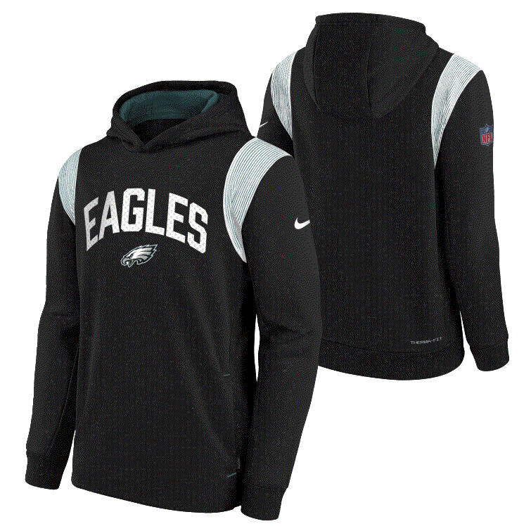 NFL Philadelphia Eagles Youth Nike Therma Fit Hoodie