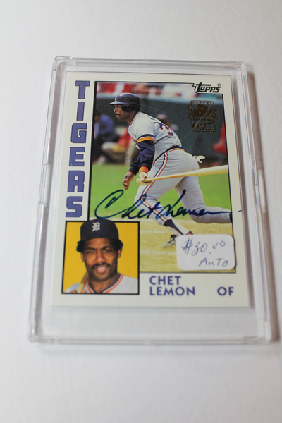 2003 Topps Archives Chet Lemon Autograph #FFA-CLE