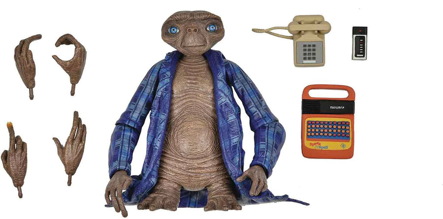 NECA Ultimate Telepathic E.T. Action Figure -40th Anniversary