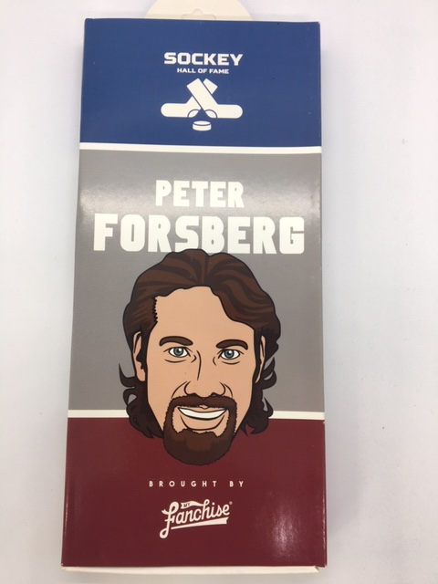 NHL Colorado Avalanche Peter Forsberg Sockey Hall of Fame Socks - The Alumni