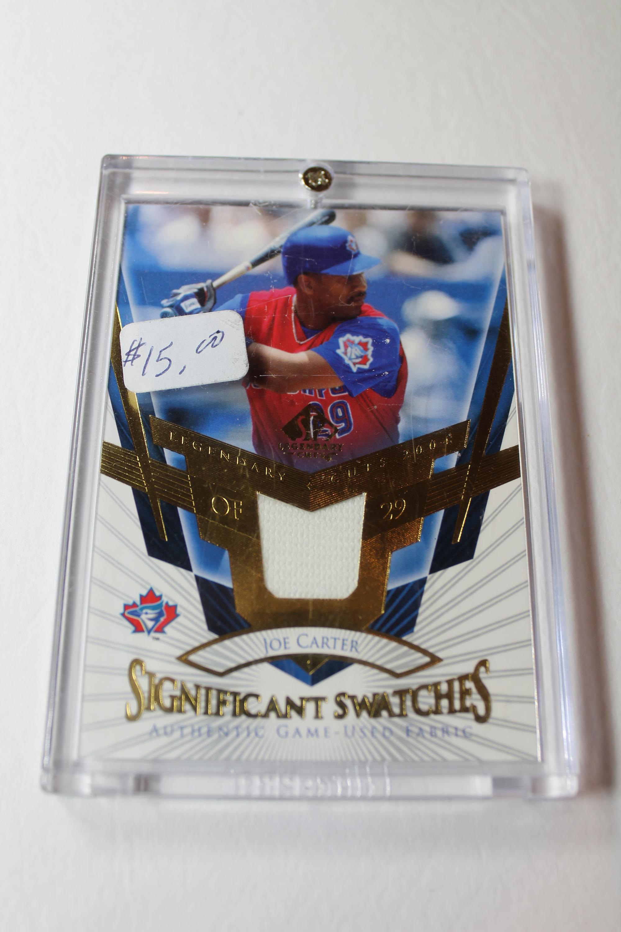 Joe Carter 2004 SP Legendary Cuts - Significant Swatches SS-JC