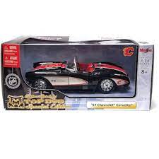 NHL Calgary Flames 1:24 Scale '57 Chevrolet Corvette Diecast