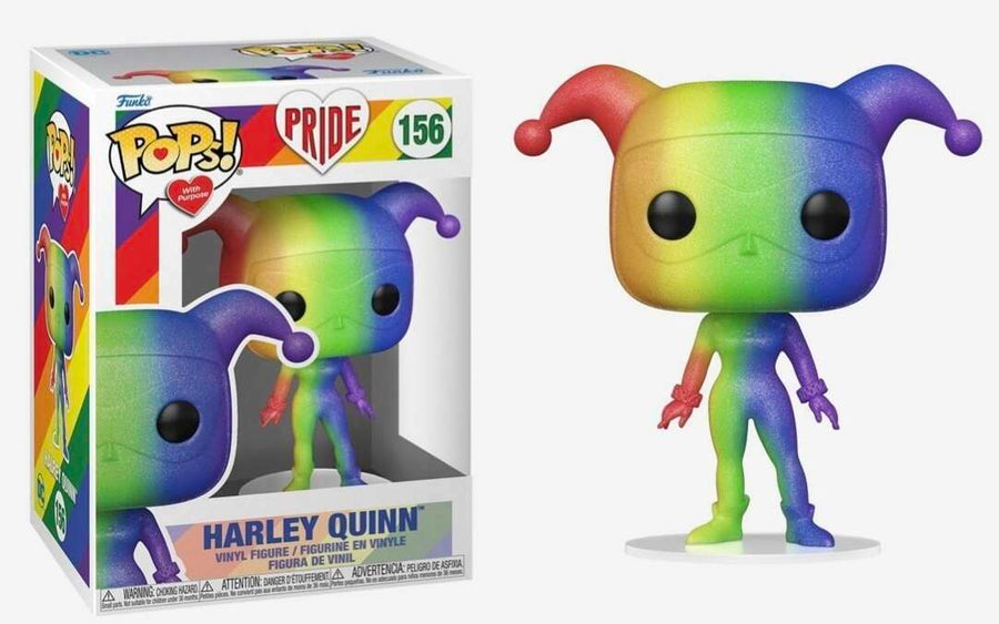Funko POP Harley Quinn #156  (Rainbow PRIDE)