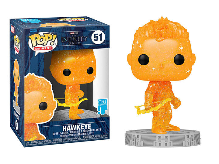 Funko POP Hawkeye #51 Art Series The Infinity Saga Marvel Studios (sealed in hard plastic case)