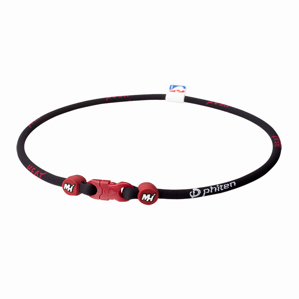 NBA Miami Heat Phiten Titanium Necklace- SALE
