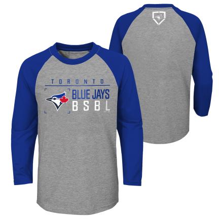 MLB Toronto Blue Jays Youth 3/4 Raglan Tee