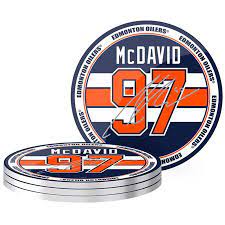 NHL Edmonton Oilers Connor McDavid Coasters- 4pc