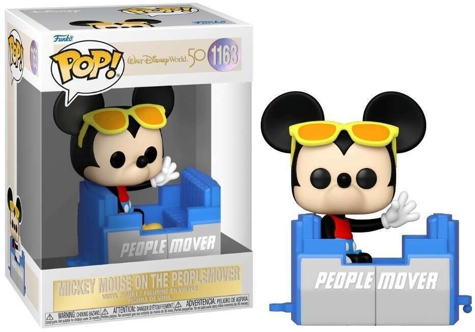 Funko POP Mickey Mouse on the Peoplemover #1163 - Disney 50th Anniversary