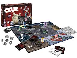 Nightmare Before Christmas NBX  Clue Board Game - Collectors Edition
