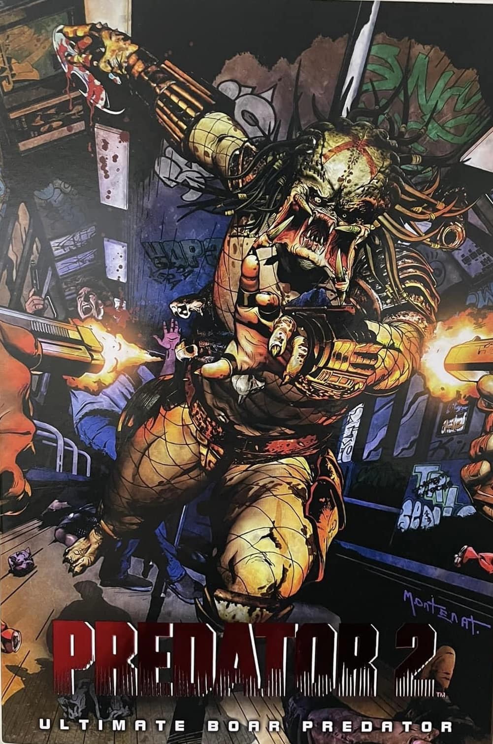 NECA Predator 2 Ultimate Boar Predator 7" Action Figure - 30th Anniversary