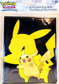 Pokemon Pikachu Ultra Pro 4-Pocket Binder Portfolios (holds 80 cards)