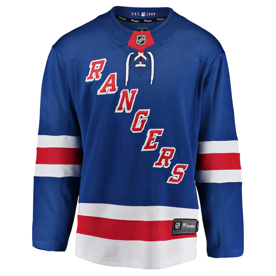 NHL New York Rangers Youth Fanatics Breakaway Jersey