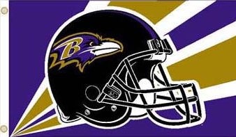 NFL Baltimore Ravens 3 x 5 Deluxe Flag