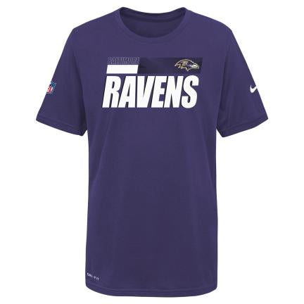 NFL Baltimore Ravens Youth Nike Dri-fit tee