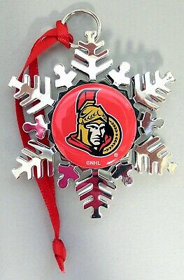 NHL Ottawa Senators Snowflake Ornament