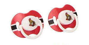 NHL Ottawa Senators Pacifiers- 2 pack