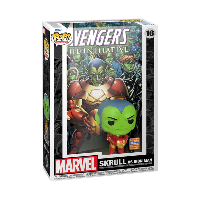 Funko POP Comic Covers Skrull as Iron Man #16 -Marvel 2023 Wondrous Convention