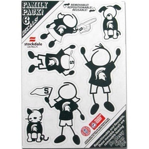 NCAA Michigan State Spartans Family Decals