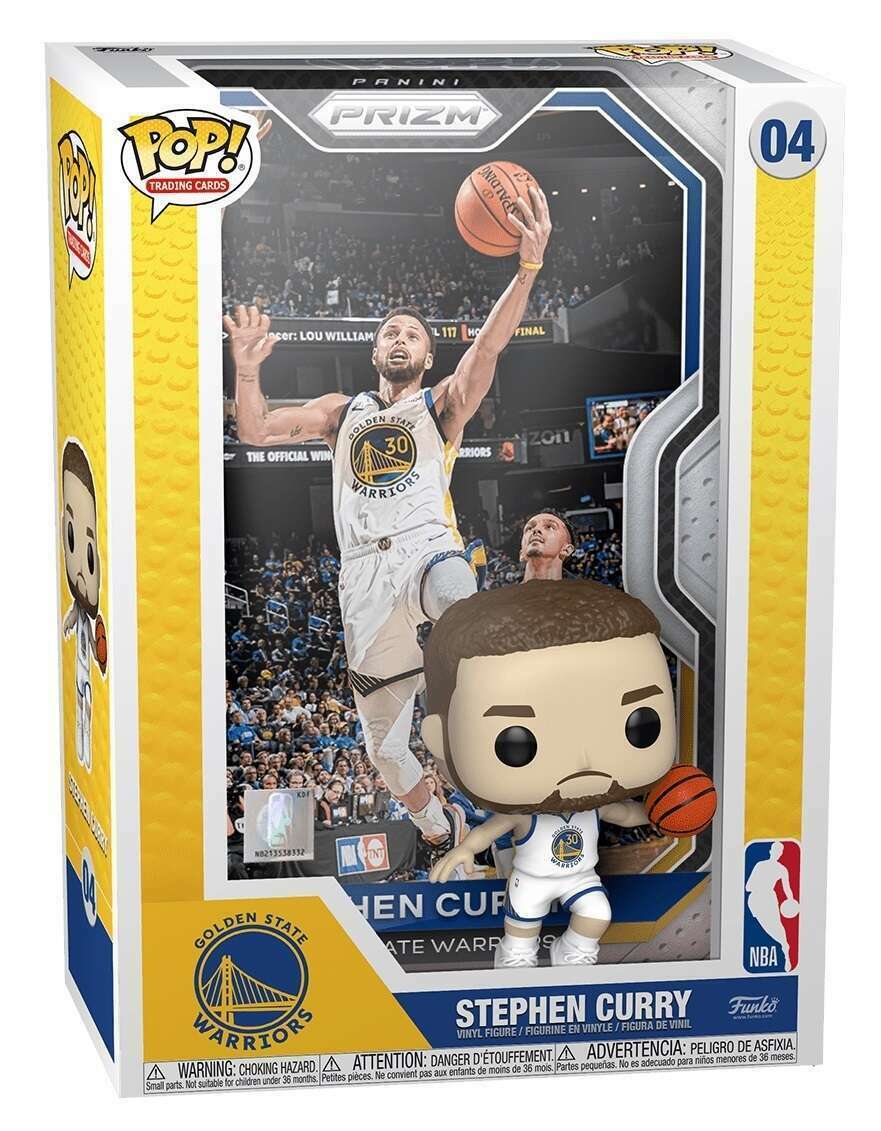 Funko POP NBA Stephen Curry #04 Trading Card Cover- Golden State Warriors