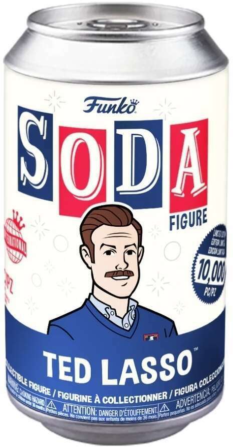 Funko Soda Ted Lasso International (sealed in can-chance to pull a chase)-SALE