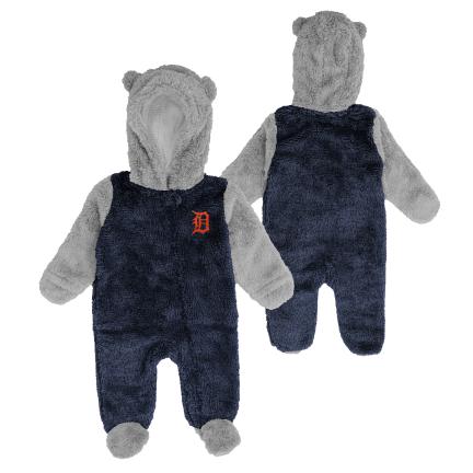 MLB Detroit Tigers Infant Game Nap Fuzzy Jumpsuit