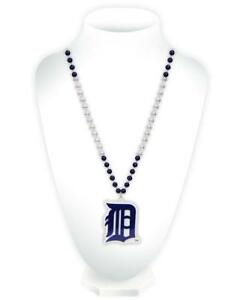 MLB Detroit Tigers Fan Beads Necklace