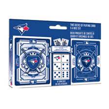 MLB Toronto Blue Jays 2 pack of Cards & Dice Set