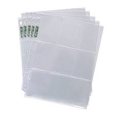 Ultra Pro 9-Pocket Silver Page Protector Standard Size Cards (25 count)-25 Pages/package