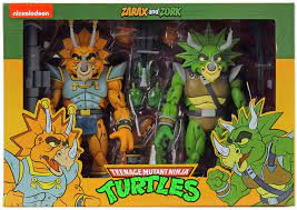 NECA TMNT Teenage Mutant Ninja Turtles Zarak and Zork (2-Pack) -Nickelodeon