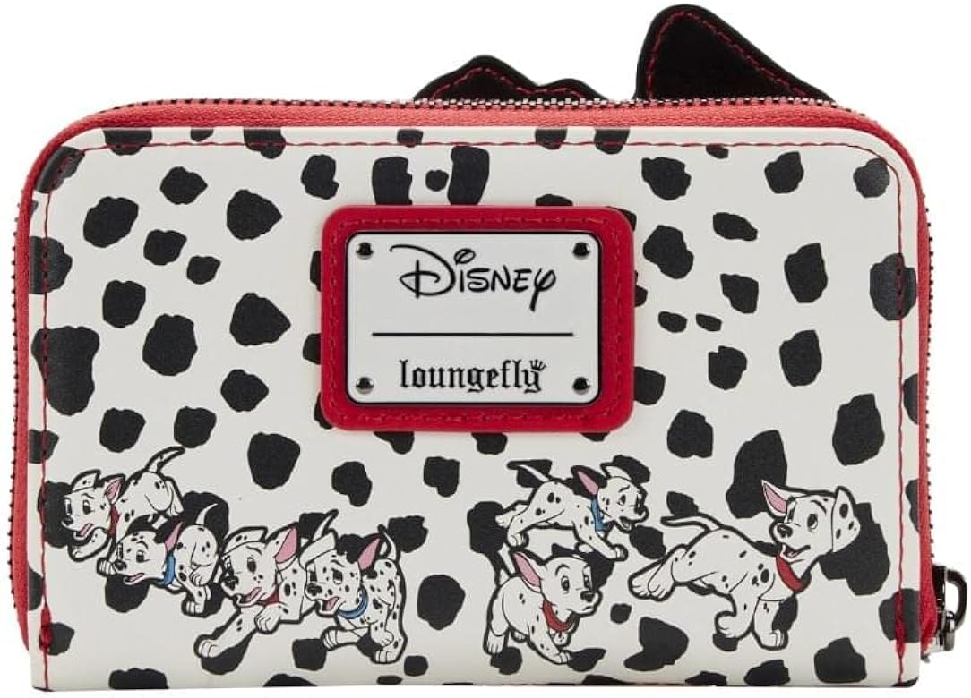 Disney 101 Dalmations Cruella Loungefly Zip Wallet