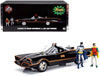 1966 Classic TV Series Batmobile with 2 Figures - Hollywood Rides 1:18 Scale (diecast)