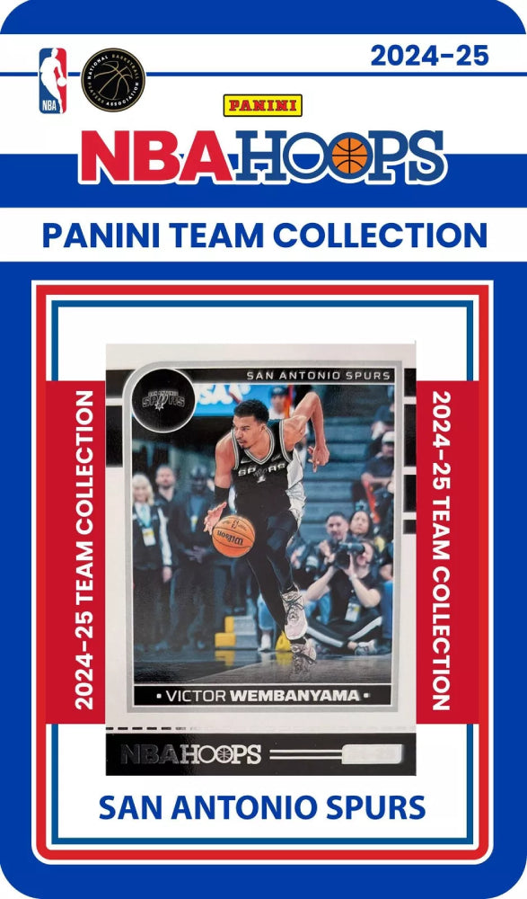 Cards - Panini NBA Hoops 2024-25 Team Collections - San Antonio Spurs