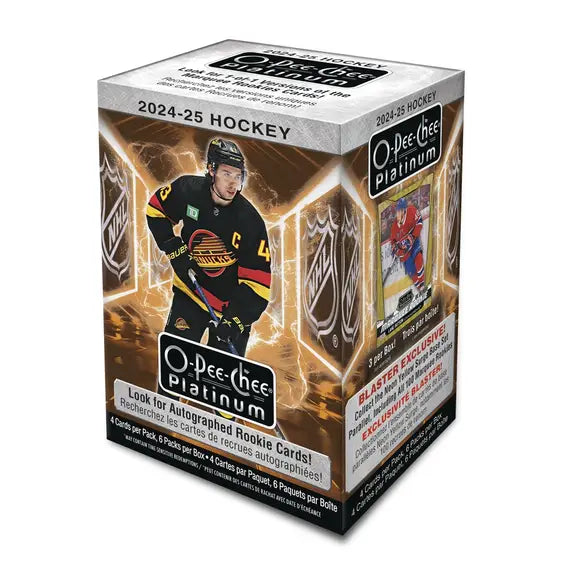 NHL 2024-25 O-Pee-Chee Platinum Upper Deck Hockey Blaster Box