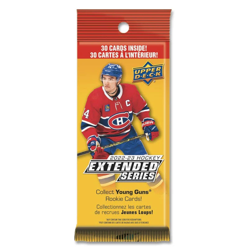 NHL 2022-23 Hockey Upper Deck Extended Series Fat Pack (cost per pack)