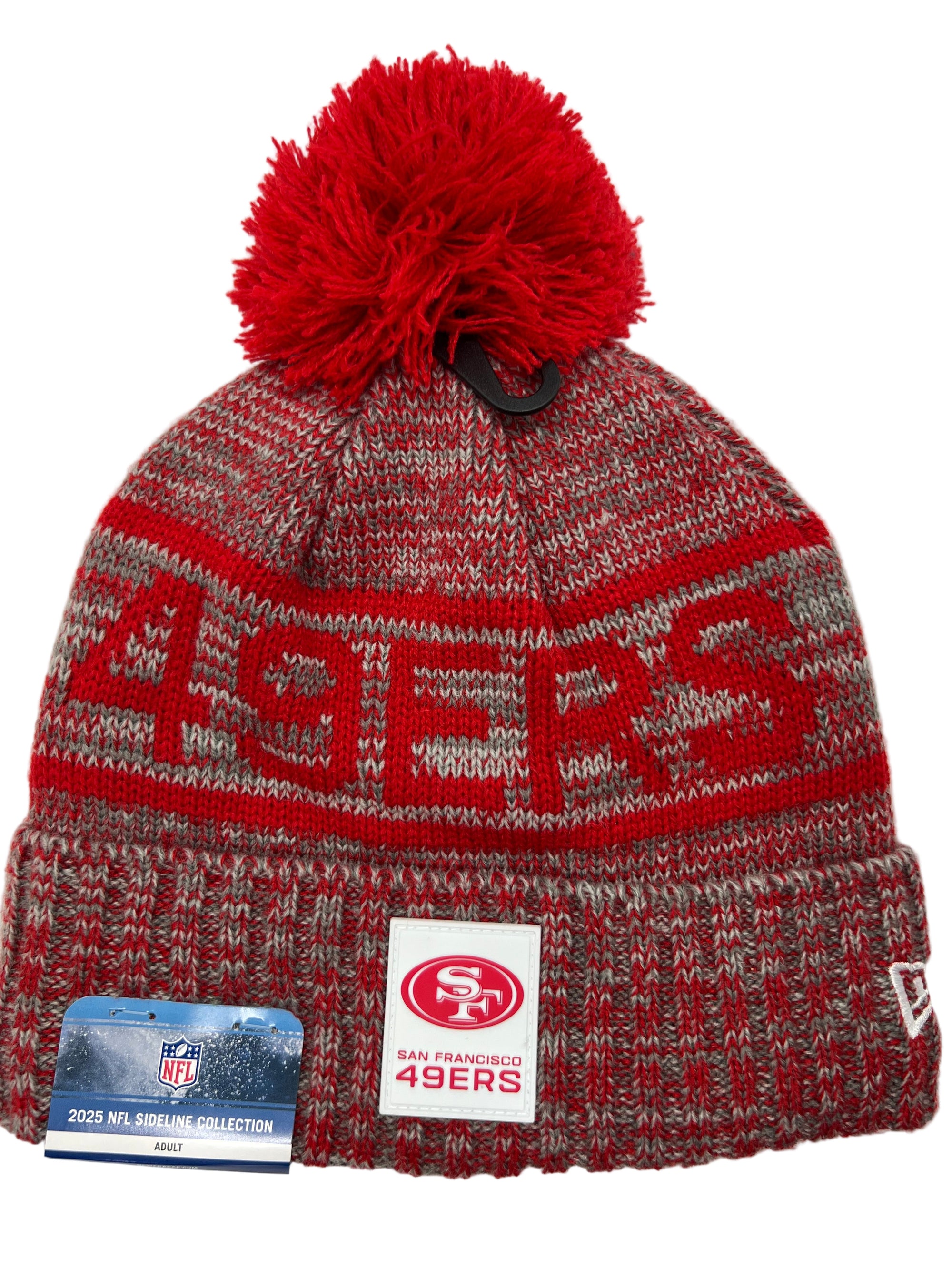 NFL San Francisco 49ers '25 New Era Sideline Sports Knit Toque