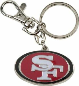 NFL San Francisco 49ers Logo Keychain with clasp - JJ Sports and ...