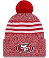 NFL San Francisco 49ers '23 New Era Sideline Sports Knit Toque with Pom