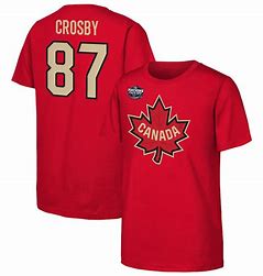 NHL Pittsburgh Penguins Fanatics Crosby Player 4 Nations Canada Tee