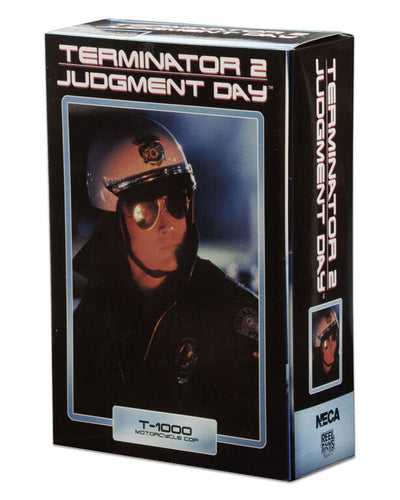 NECA Terminator 2 Judgement Day T-1000 7" Motorcycle Cop Action Figure