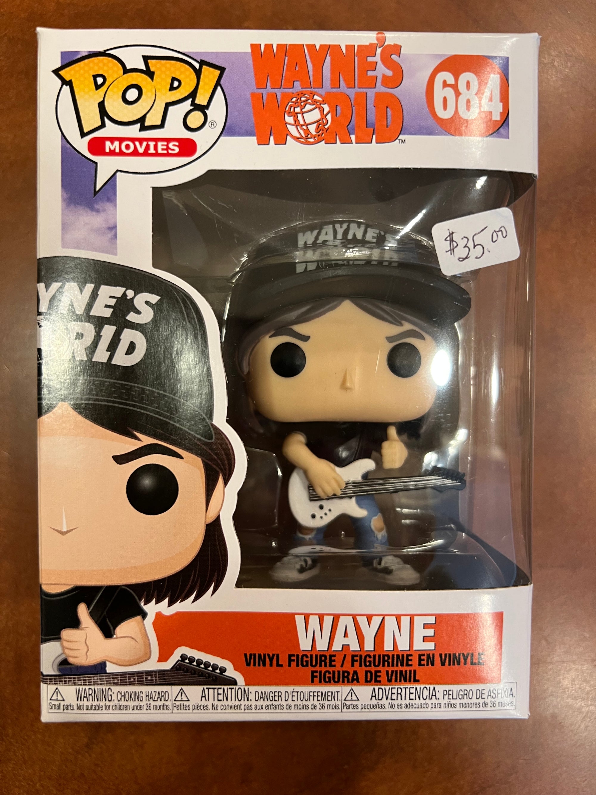 Funko POP Wayne #684 - Wayne's World (minor box damage-see pics)