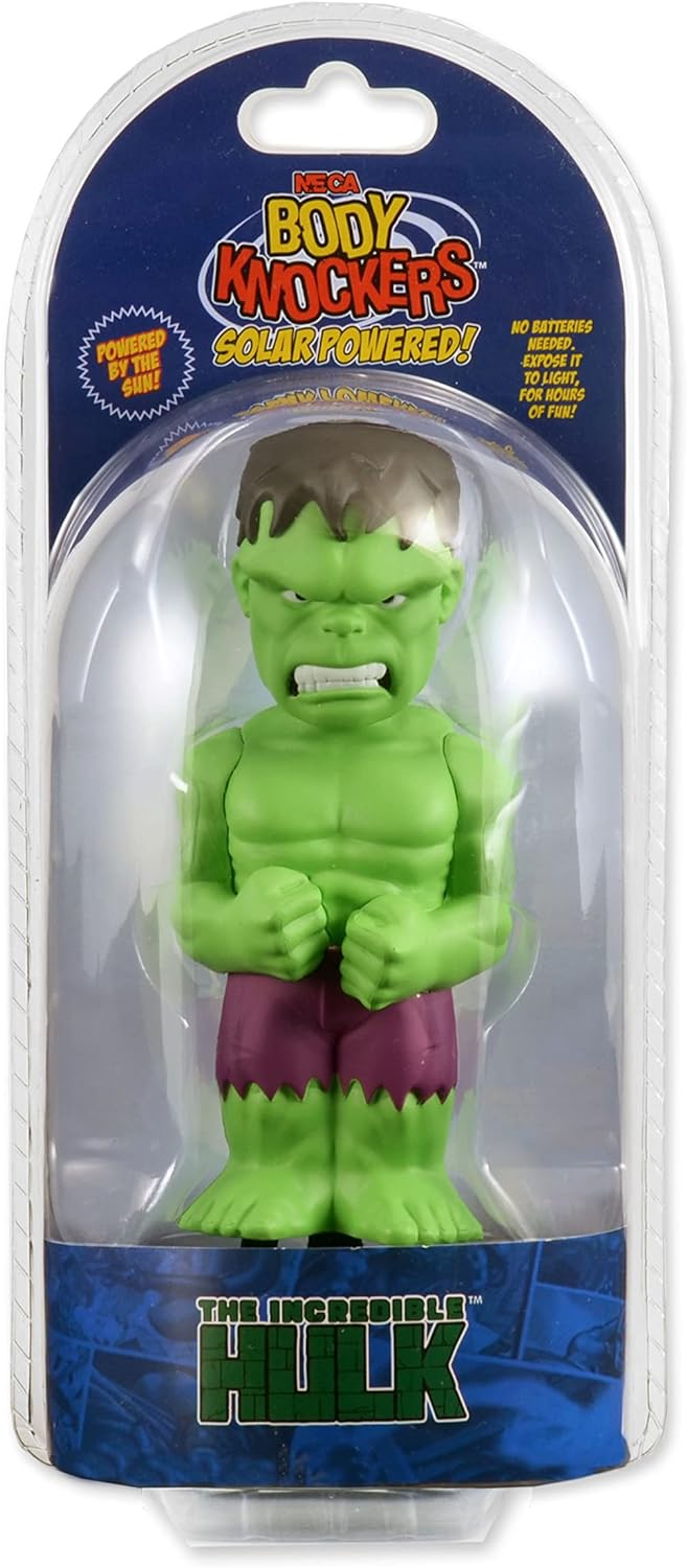 NECA BODY KNOCKERS SOLAR POWERED THE INVINCIBLE HULK