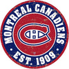 Montreal Canadiens PVC Logo Sign - Round Distressed 22"