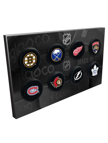 NHL 8 Mini Hockey Puck Collection - Atlantic Division Teams