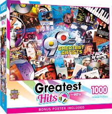 90s Greatest Hits (Artists) - 1000 piece puzzle