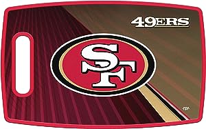 San Francisco 49ers Large Cutting Board 14.5" X 9"