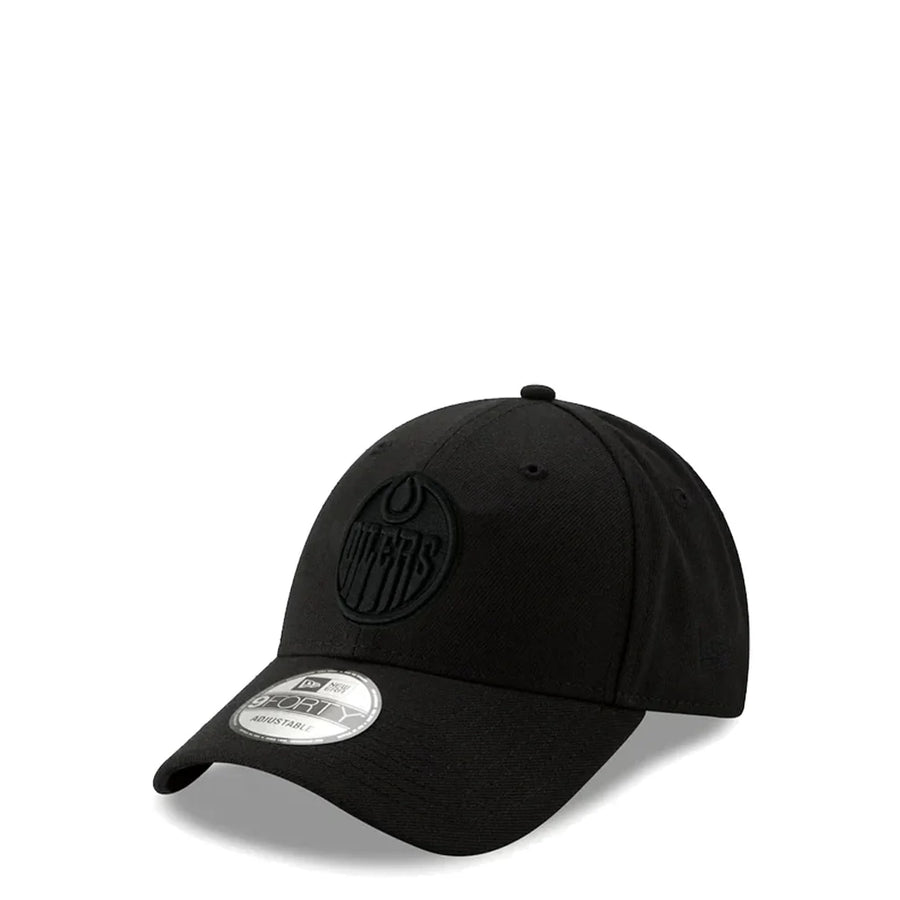 NHL New Era - Edmonton Oilers Blackout 9FORTY Snapback Hat