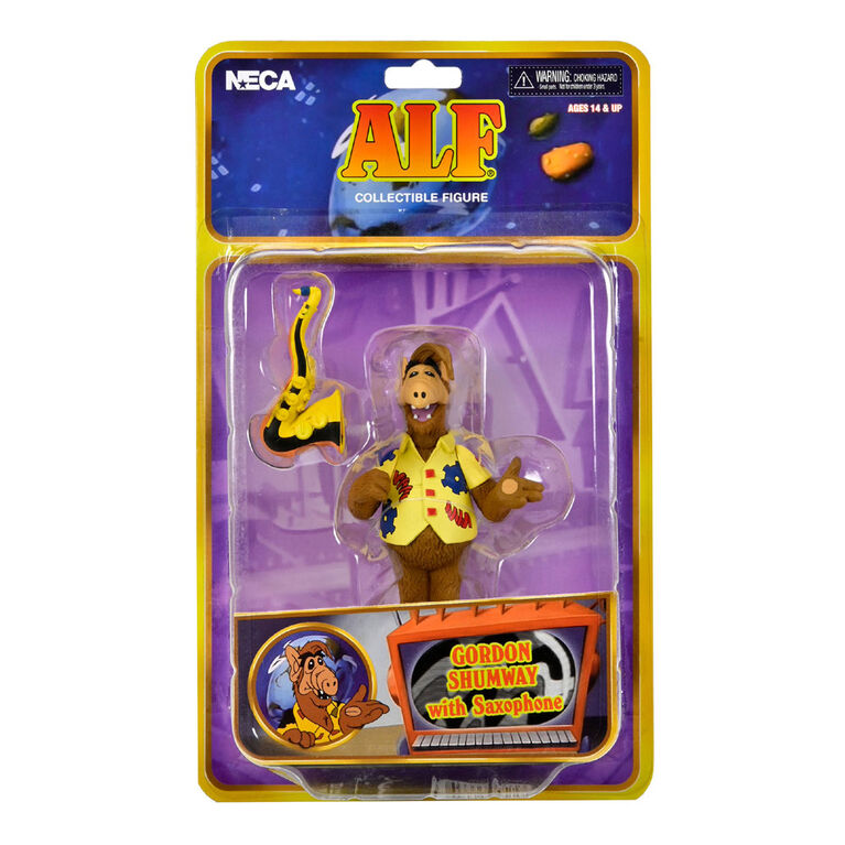 Tooney Classic -ALF (Gordon Shumway with Saxaphone) Action Figure by NECA