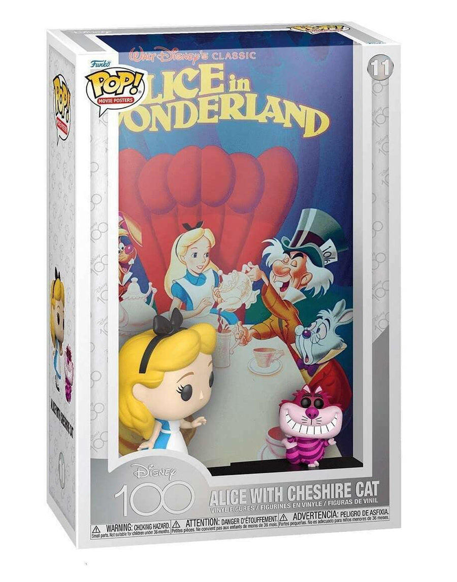 Funko POP Movie Poster Alice with Cheshire Cat #11 -Disney 100 Years