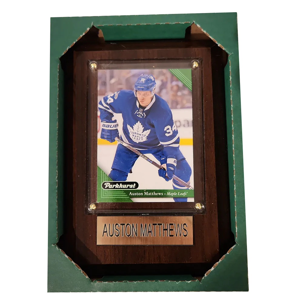 NHL Toronto Maple Leafs Auston Matthews Plaque with Card